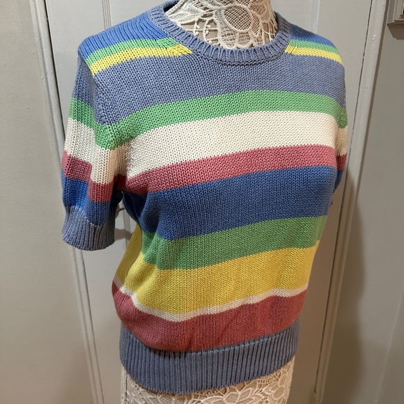 Alt Polo Ralph Lauren striped sweater L ASO The Summer I Turned Pretty Belly - Picture 2 of 6